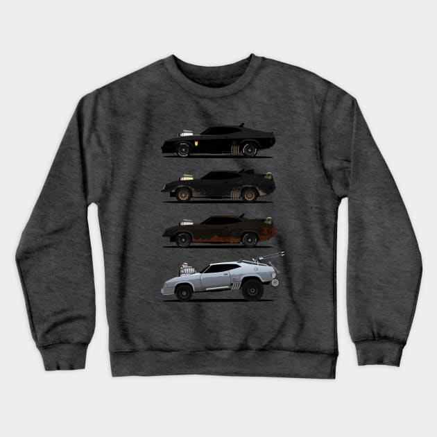 Interceptor Evolution Crewneck Sweatshirt by AutomotiveArt